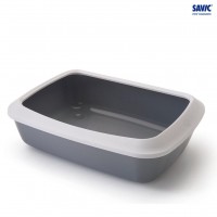 Savic Iriz Grey АЙРІЗ туалет для котів 50х37х13 см (0264_00WG)